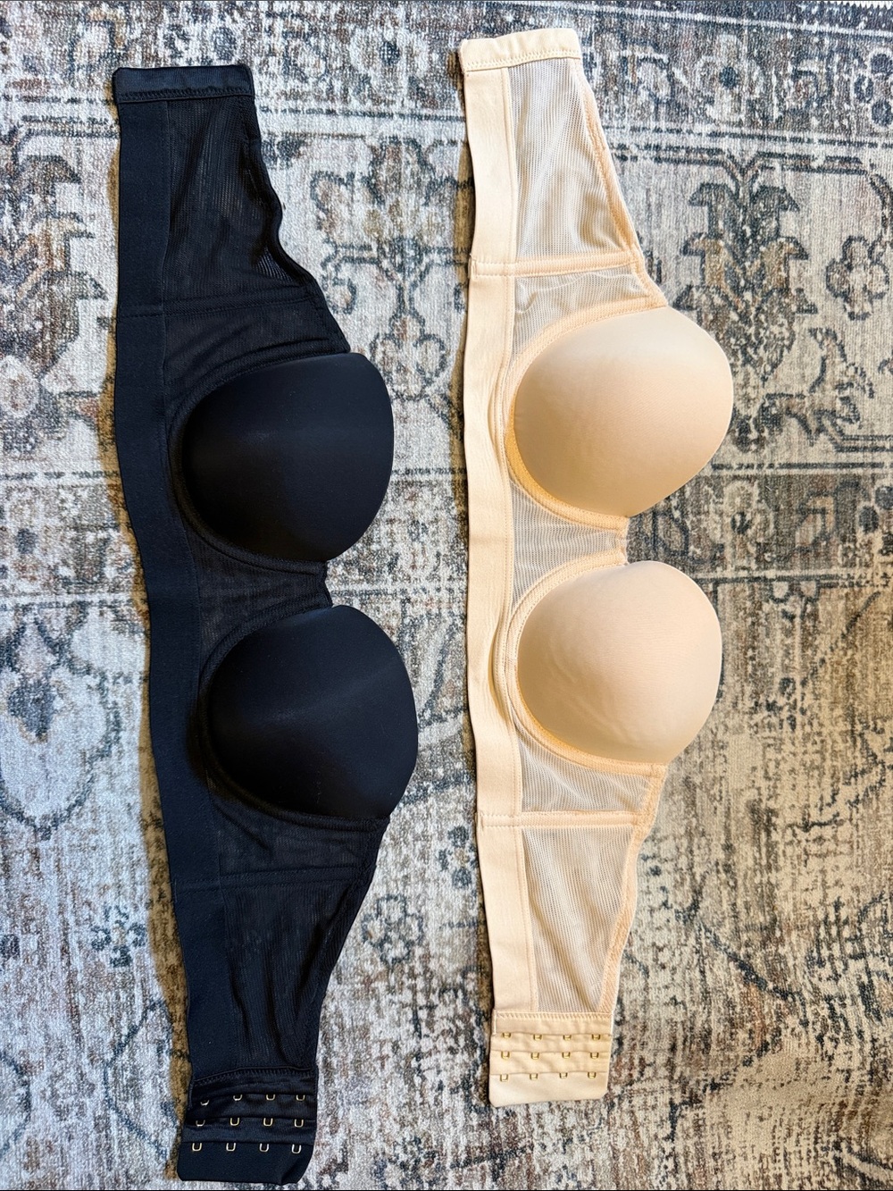 Lively Strapless Convertible Bras in Black & Nude